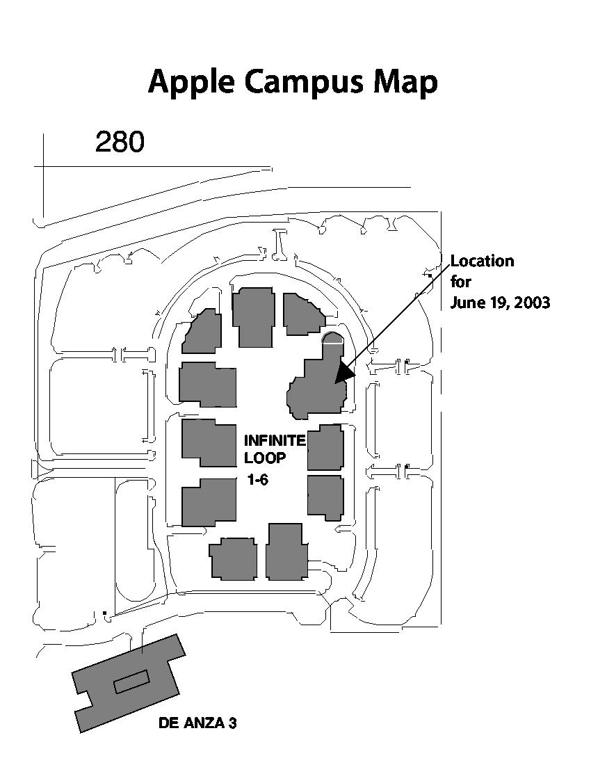 [Come around Infinite Loop, enter Building 4]